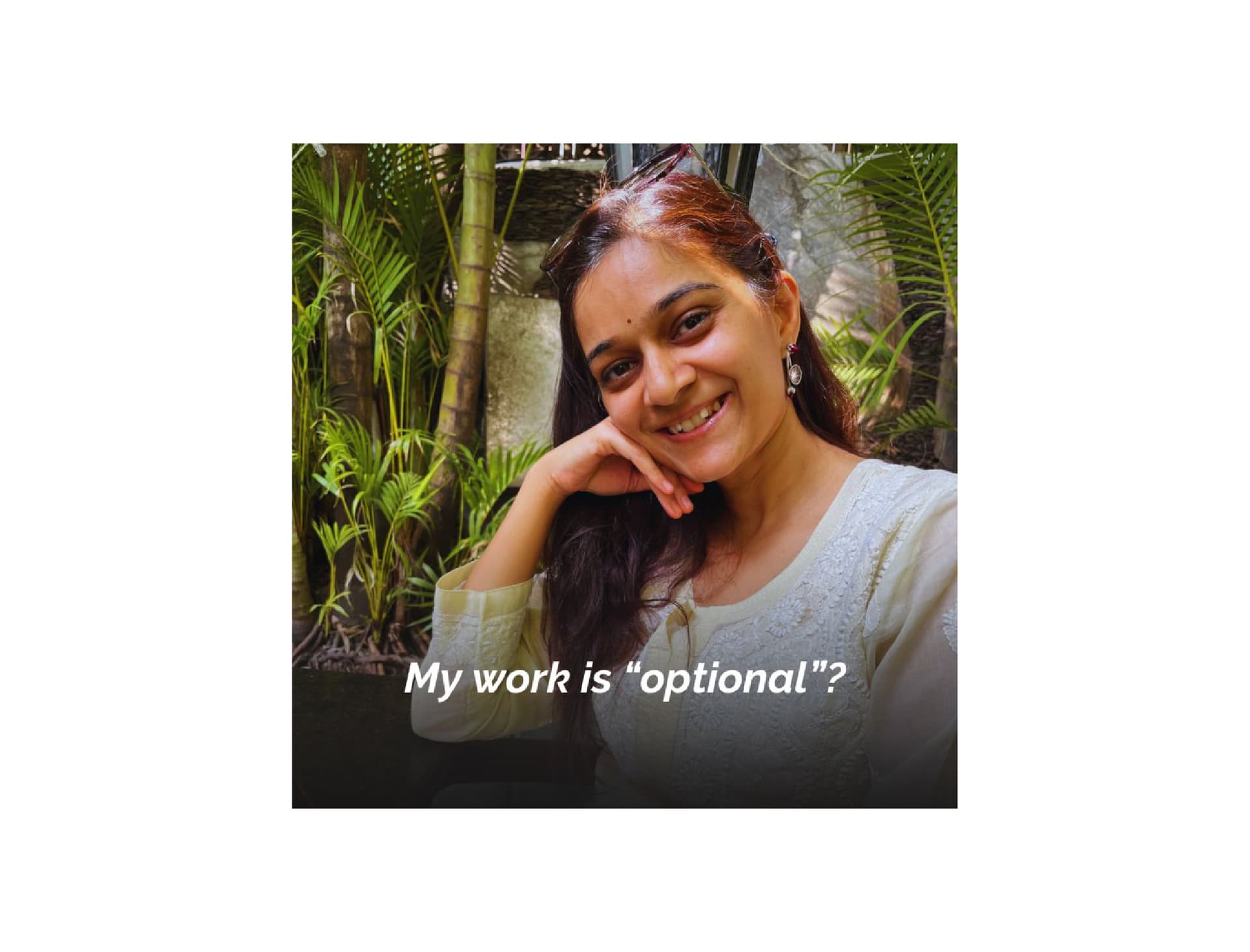 My work is optional