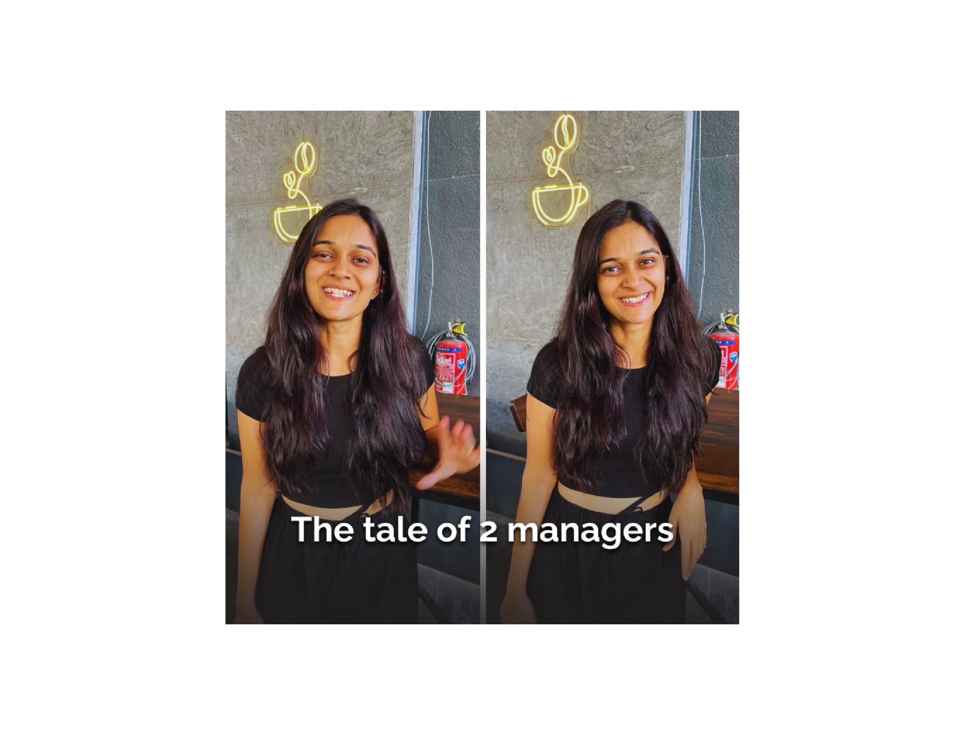 The tale of 2 managers