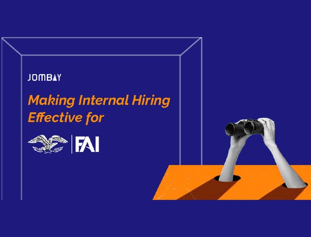 Making internal hiring effective for First American India