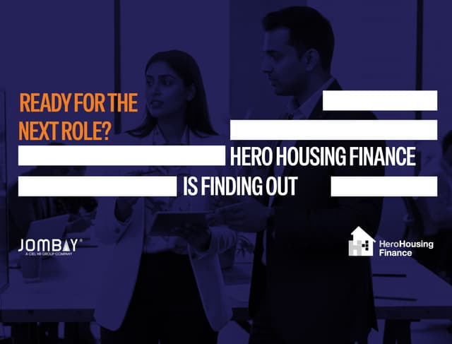 Ready for the next role? Hero Housing Finance is finding out