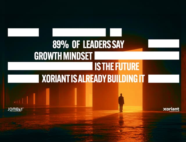 89% of leaders say ‘growth mindset’ is the future. Xoriant is already building it